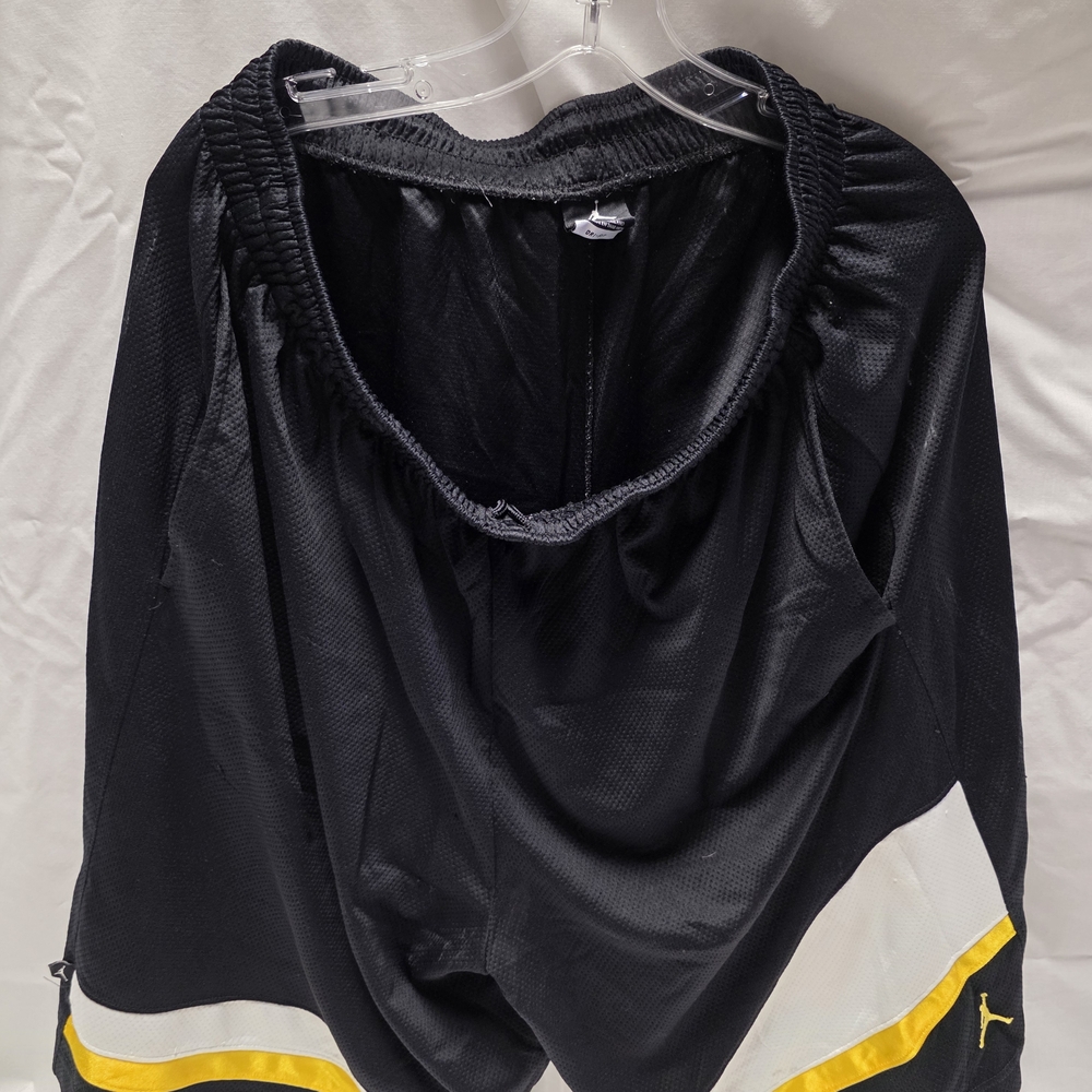 Jordan Black and Yellow Athletic Shorts